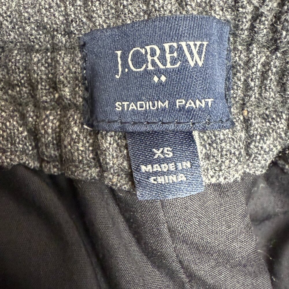 J. CREW Men's EUC Wool Stadium‎ Jogger Pant Gray | Size XS - Picture 7 of 9